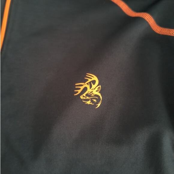 Legendary Whitetails Endurance Performance Shirt Men's L 1/4 Zip Black Outdoor - Picture 4 of 12